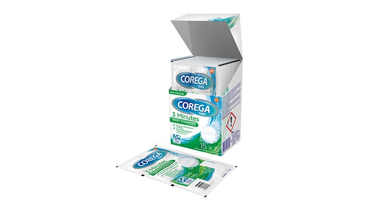 Čistící tablety COREGA TABS pro každodenní čištění