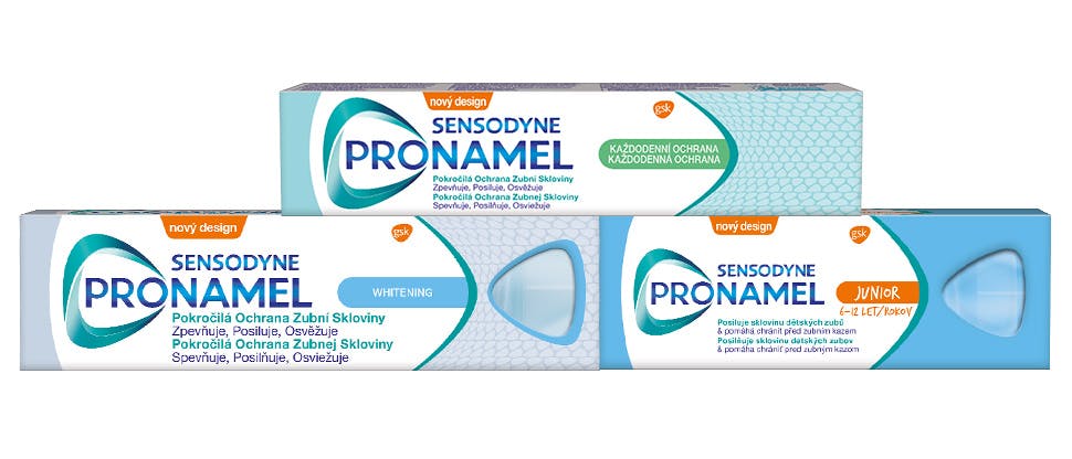 Produkty z řady Sensodyne Pronamel