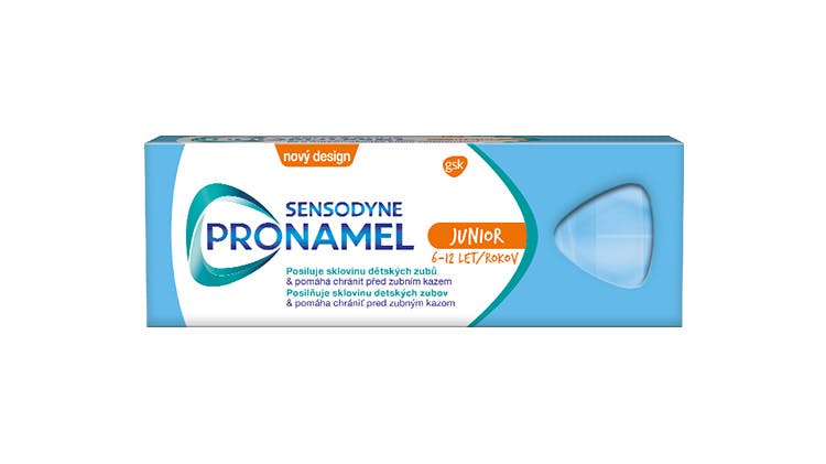 Snímek zubní pasty Sensodyne Pronamel Junior