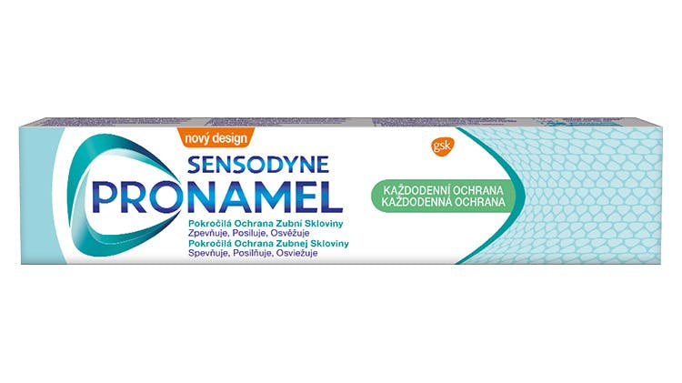 Snímek zubní pasty Sensodyne Pronamel