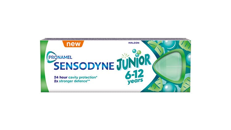 Snímek zubní pasty Sensodyne Pronamel Junior