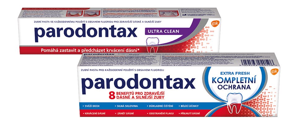 Zubní pasty parodontax Zubní pasty parodontax