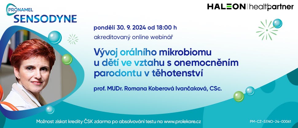 Vývoj orálního mikrobiomu u dětí ve vztahu s onemocněním parodontu v těhotenství