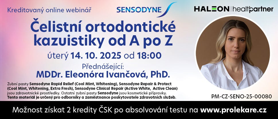 Čelistní - ortopedické kazuistiky od A po Z 