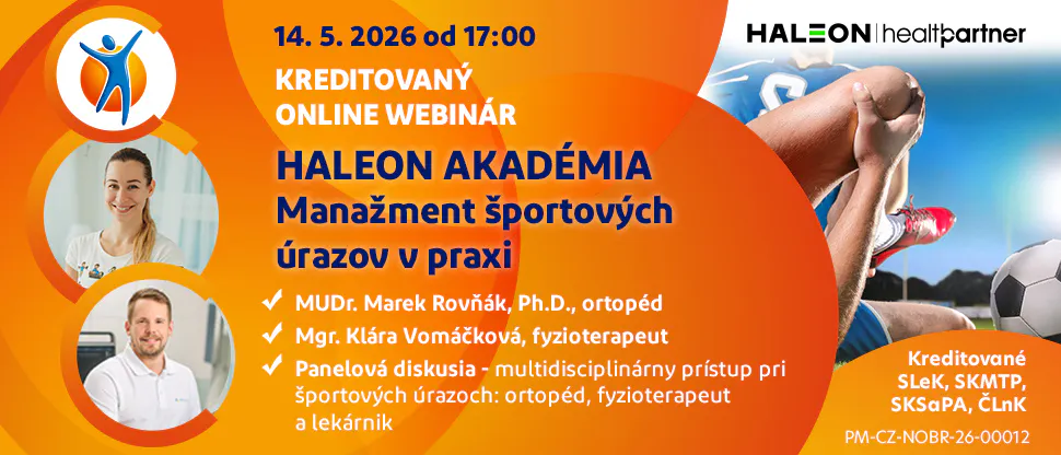 HALEON AKADÉMIA: manažment športových úrazov v praxi