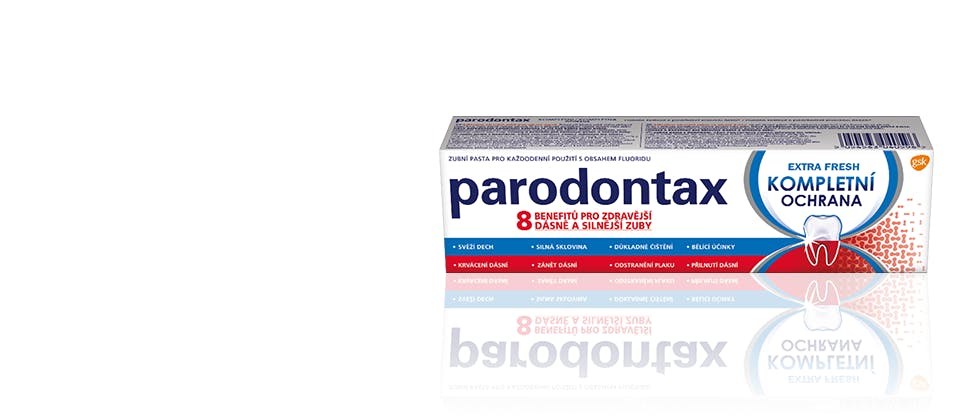 Balení zubní pasty Parodontax Complete Protection