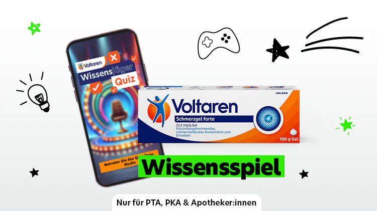 Voltaren Schmerzgel forte Wissensquiz