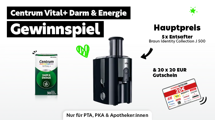 Centrum Vital+ Darm & Energie Spin The Wheel