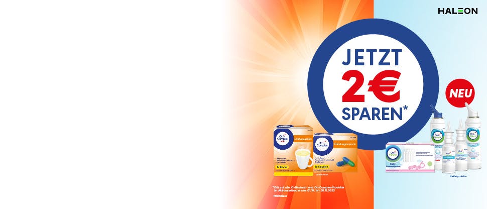 2 € Coupon-Aktion von OtriNatural und OtriComplex*