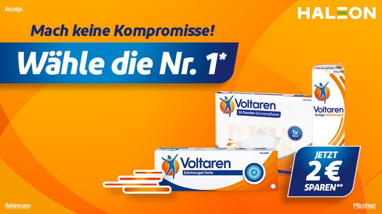 Voltaren Schmerzgel forte Couponing Aktion