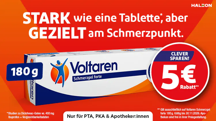 Voltaren 5€ Couponing Kampagne