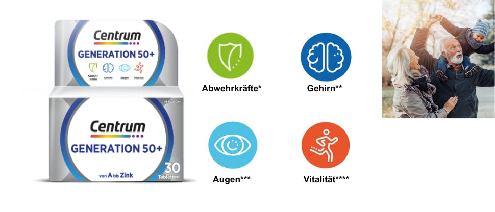 Centrum Nährstoff-Formel Für Generation 50+