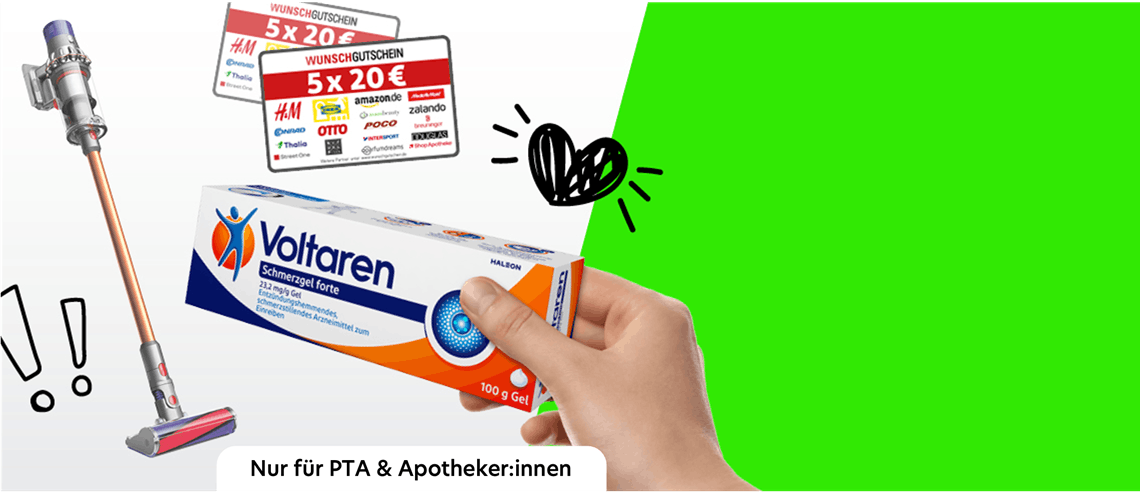 Voltaren Schmerzgel forte Gewinnspiel