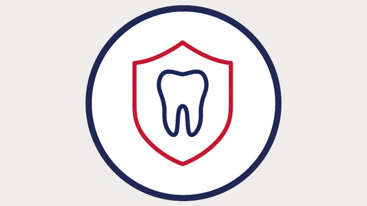 Schutzschild für den Zahn