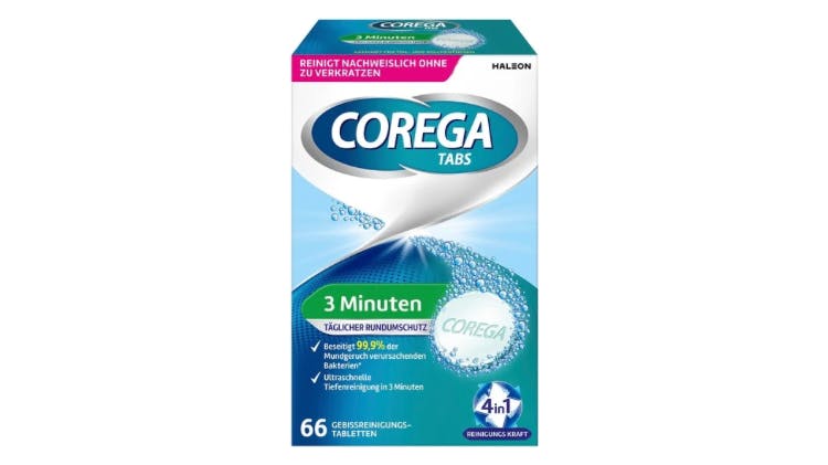 Corega TABS 3 Minuten