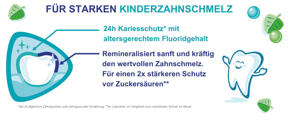 Für starken Kinderzahnschmelz