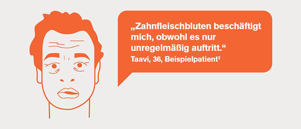 Taavi leidet unter Zahnfleischbluten