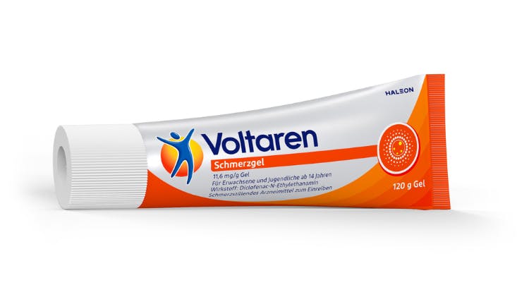 Voltaren Schmerzgel 11,6 mg/g Gel zu symptomatischen Behandlungen von Schmerzen, z. B. bei akuten Zerrungen und Verstauchungen