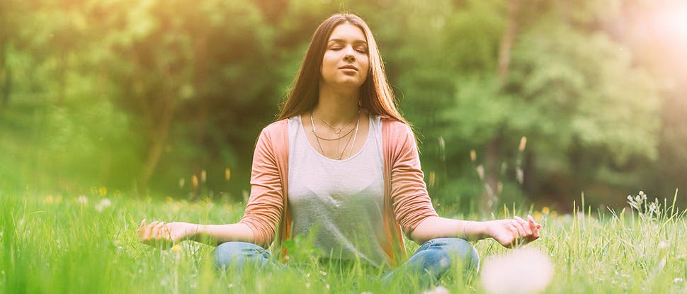 Meditation Frau