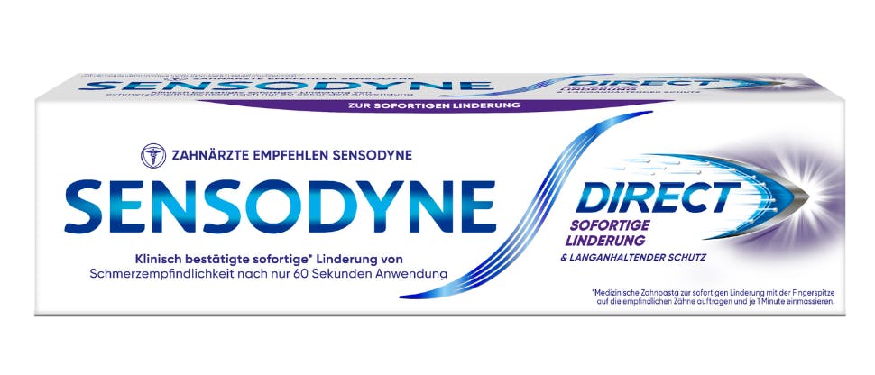 Sensodyne Direct Toothpaste Packshot
