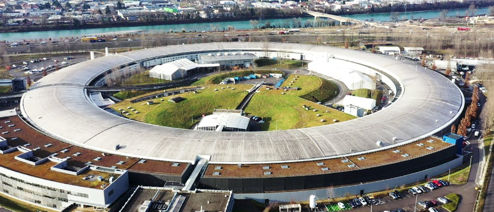 Das Synchrotron in Grenoble, Frankreich