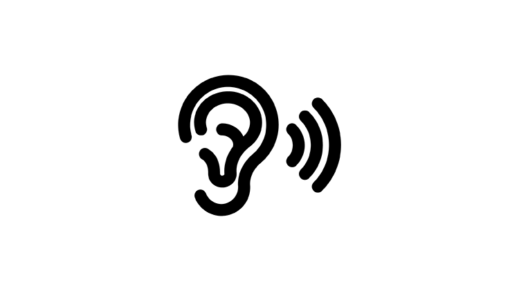 Εικονίδιο (προσεκτικής) ακρόασης