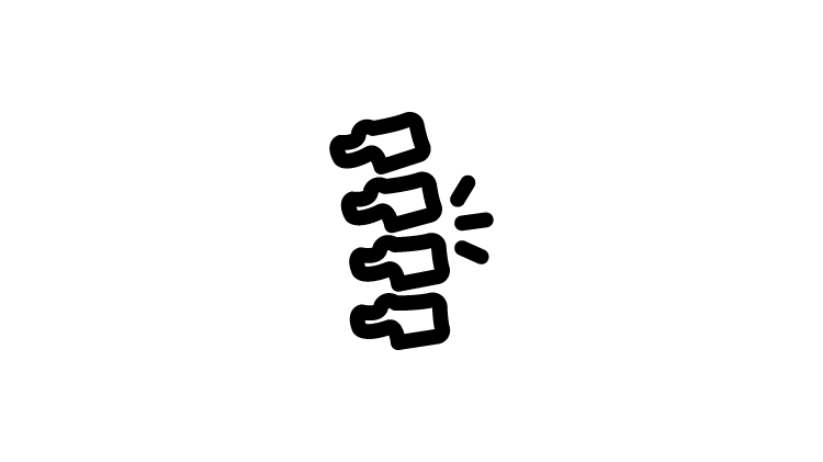 Εικονίδιο πόνου στη μέση