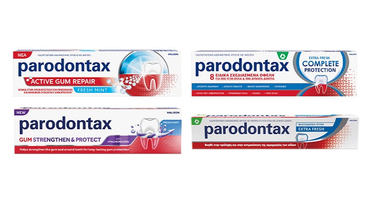 Η σειρά οδοντόκρεμας parodontax