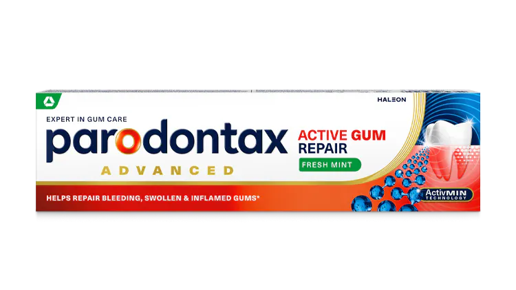 Συσκευασία οδοντόκρεμας parodontax Active Gum Repair