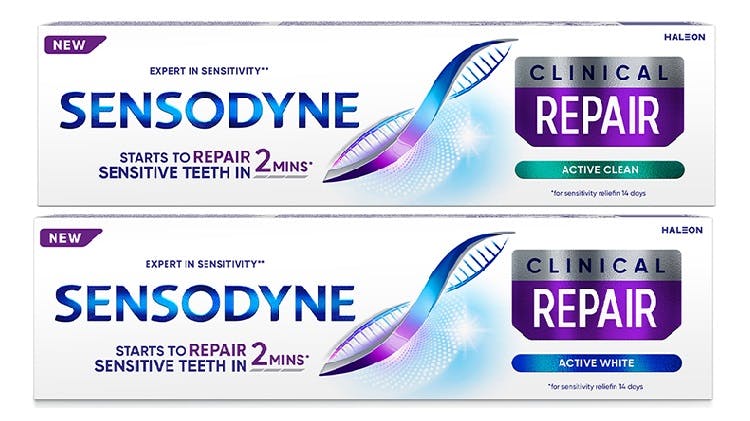 Συσκευασία της οδοντόκρεμας Sensodyne Clinical Repair NovaMin
