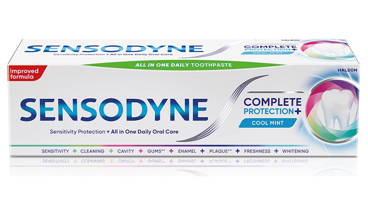 Συσκευασία της οδοντόκρεμας Sensodyne Complete Protection +