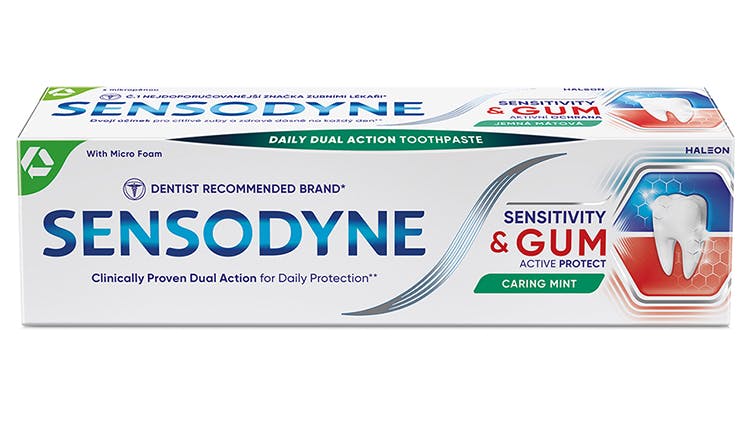 Συσκευασία της οδοντόκρεμας Sensodyne Sensitivity & Gum