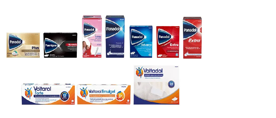 Σειρά προϊόντων ανακούφισης από τον πόνο