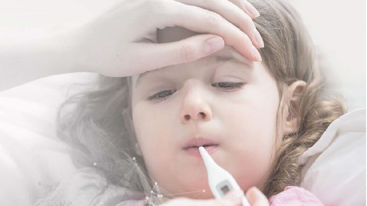 Παιδί με πυρετό