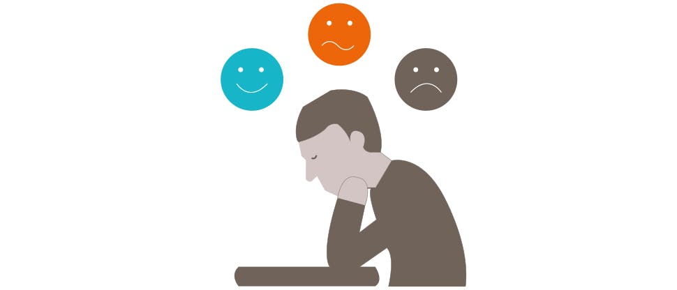 Εικόνα ατόμου με εναλλαγές στη διάθεση