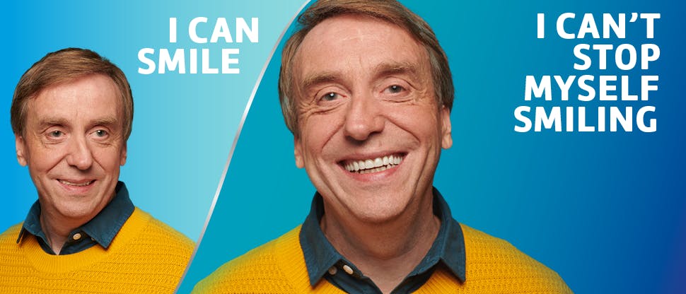 Οι ασθενείς που χρησιμοποιούν Corega δεν μπορούν να σταματήσουν να χαμογελούν