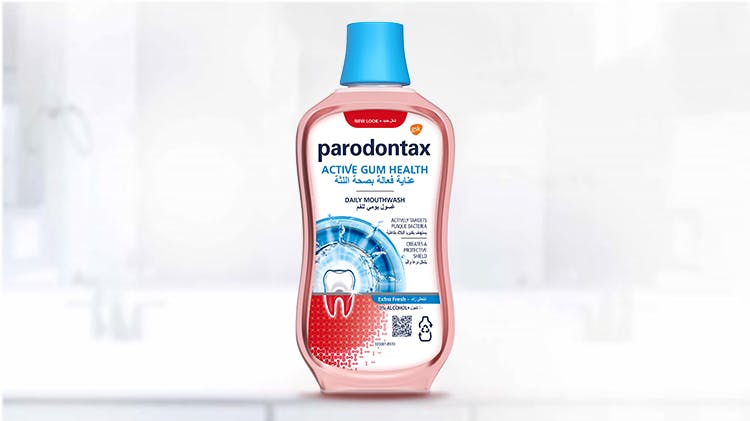 parodontax Daily Gum Care Mouthwash packshot