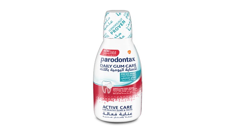 parodontax Daily Gum Care Mouthwash packshot