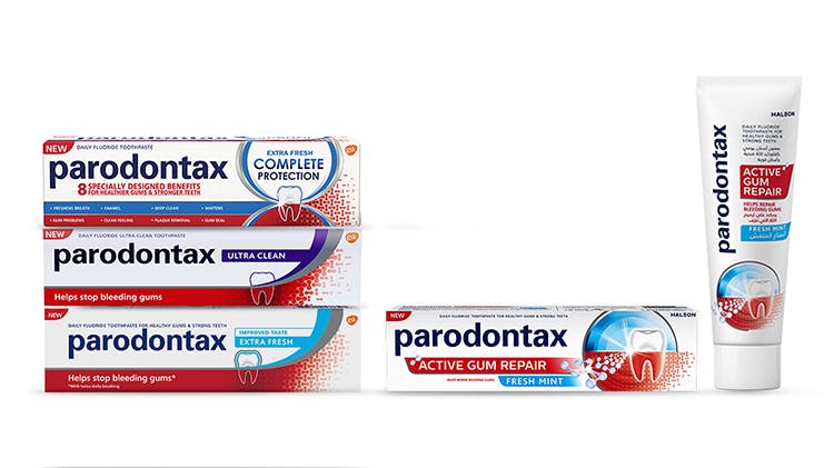 parodontax range packshot