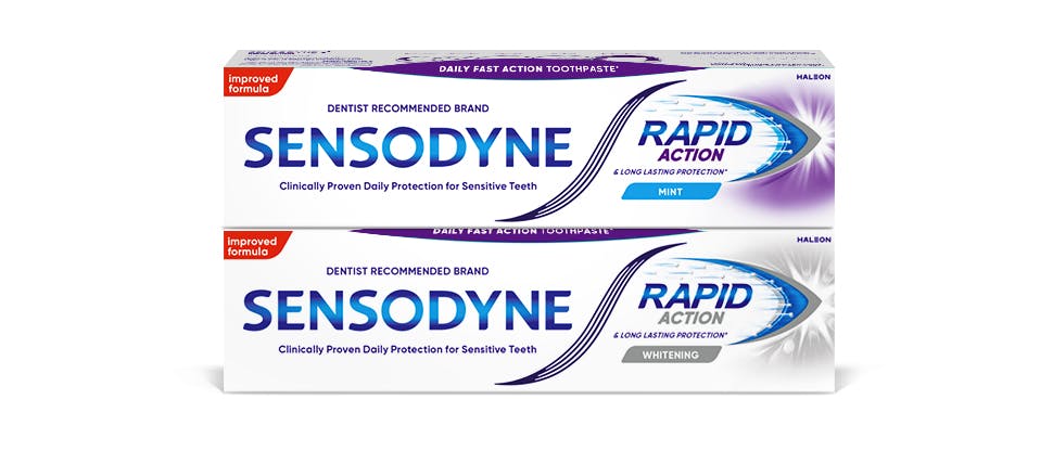 Sensodyne Rapid Action pack shot