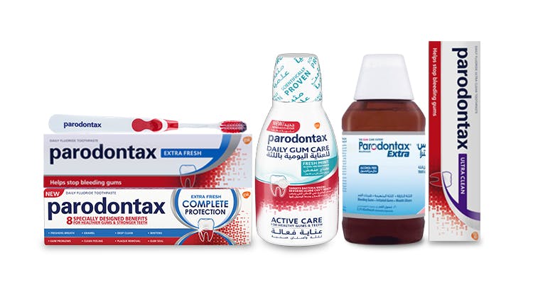 Parodontax fluoride toothpaste helps to prevent and treat bleeding gums and tackle gingivitis.