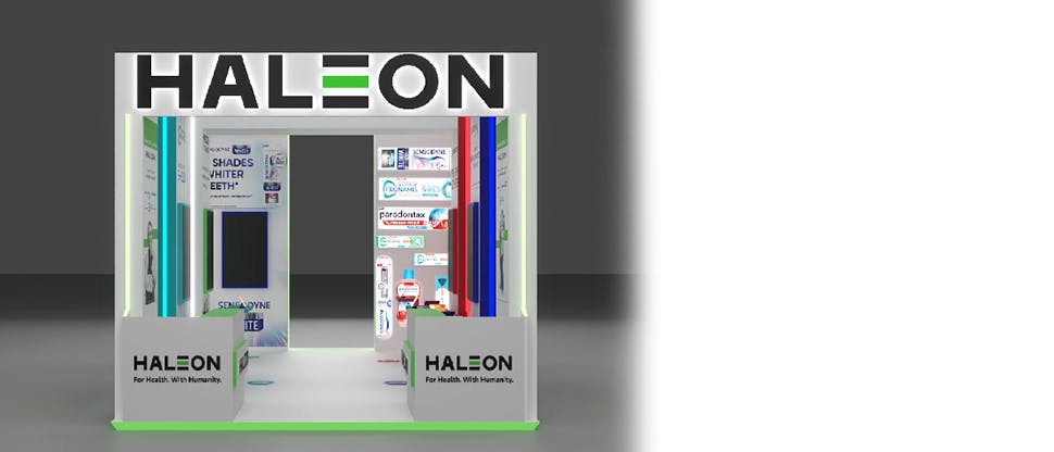 Haleon exhibition stand