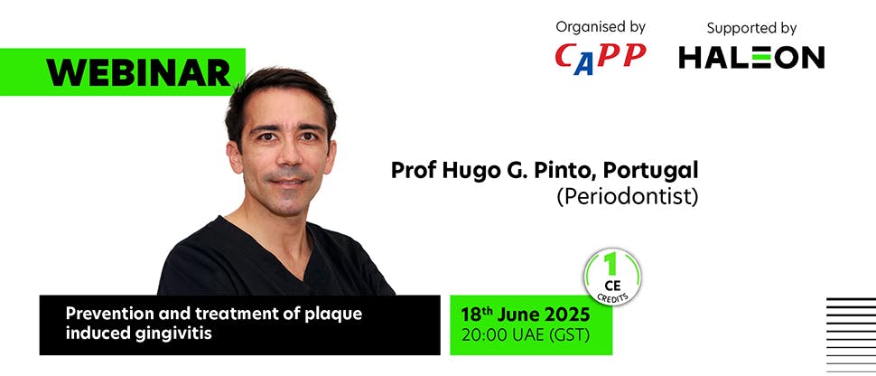 18.06.2025_Dr Hugo Pinto_Banner_Haleon Prevention and treatment of plaque induced gingivitis