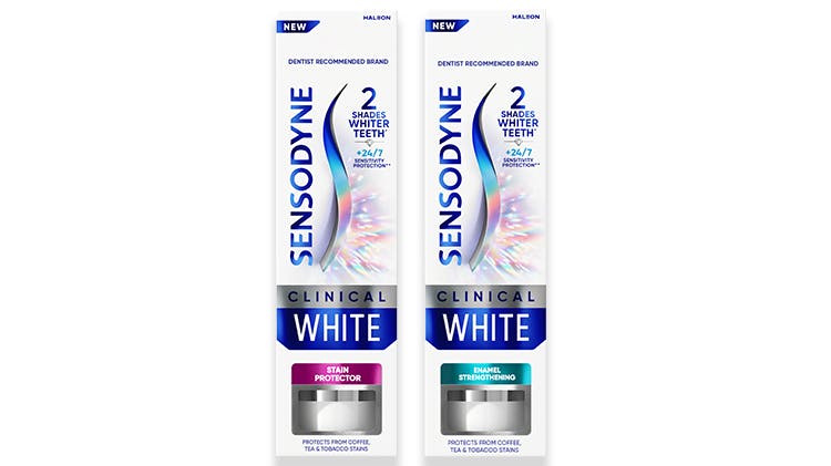 Clinically proven whitening technology and sensitivity relief