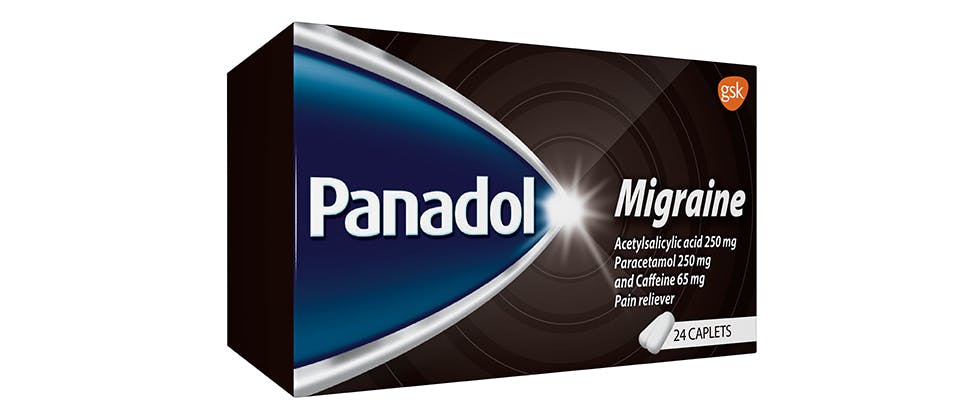 Panadol Migraine pack shot