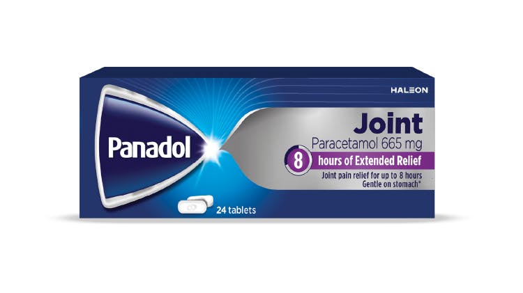 Panadol Joint with 665mg paracetamol pack shot