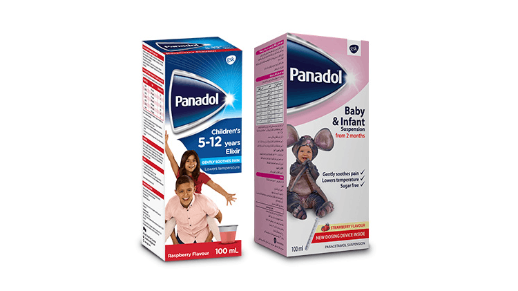 Panadol for children pack shot