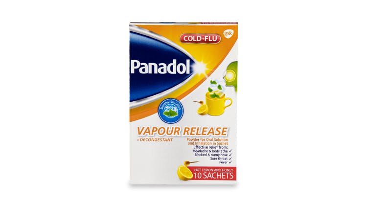 Panadol C&F Hot liquid packshot
