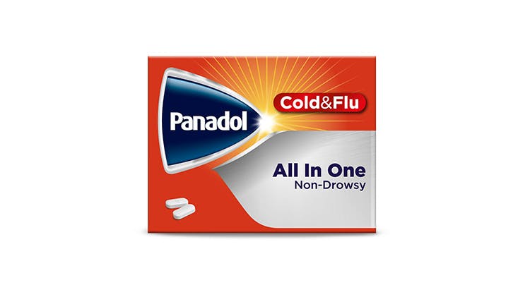 Panadol C&F Cold & Cough packshot