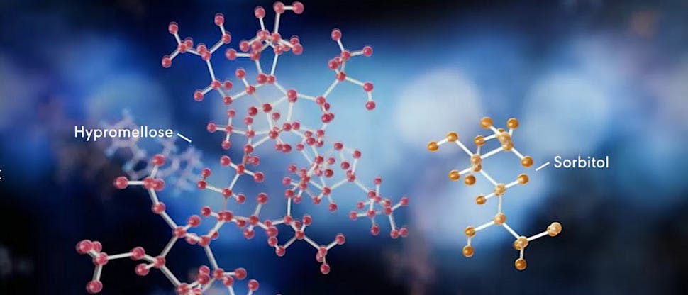 Sorbitol and Hypromellose molecule